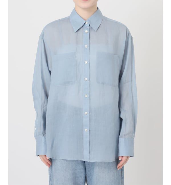 IENA「《セットアップ対応/予約》ラミーレギュラーカラーシャツ」|シャツ・ブラウス|