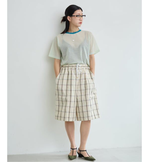 IENA LA BOUCLE「《予約》IENA LA BOUCLE シアーTシャツニット」|ニット・セーター|