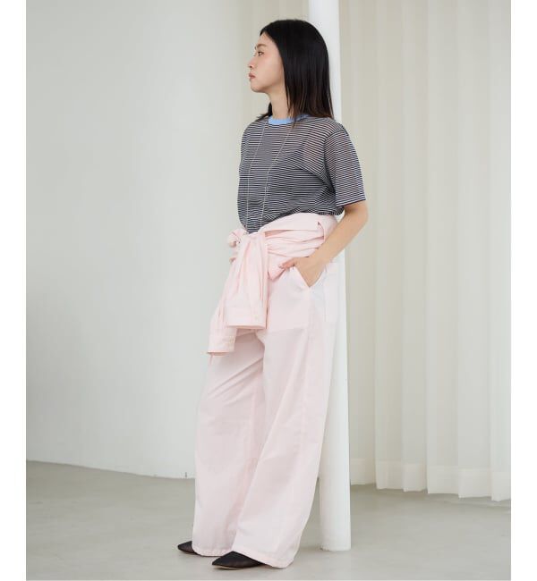 IENA LA BOUCLE「《予約》IENA LA BOUCLE シアーTシャツニット」|ニット・セーター|