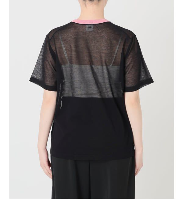 IENA LA BOUCLE「《予約》IENA LA BOUCLE シアーTシャツニット」|ニット・セーター|
