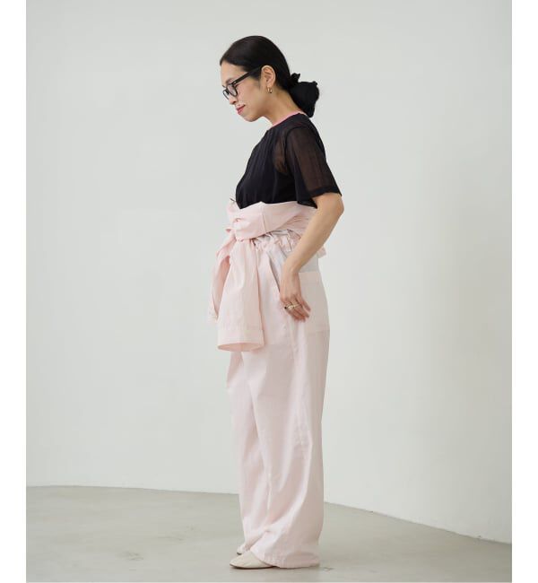 IENA LA BOUCLE「《予約》IENA LA BOUCLE シアーTシャツニット」|ニット・セーター|