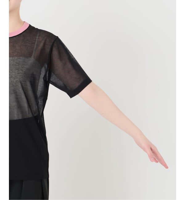 IENA LA BOUCLE「《予約》IENA LA BOUCLE シアーTシャツニット」|ニット・セーター|