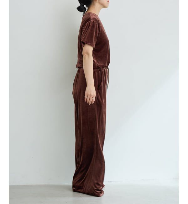 IENA LA BOUCLE「《予約》IENA LA BOUCLE トリアセベロアTシャツ」|Tシャツ・カットソー|