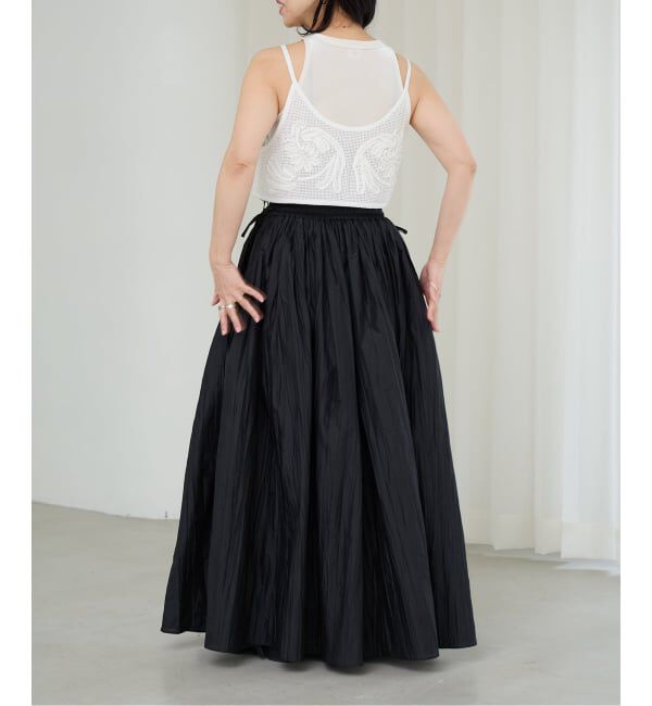 IENA LA BOUCLE「《予約》IENA LA BOUCLE トリアセベロアタンクトップ」|タンクトップ|