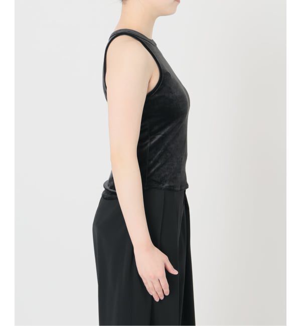 IENA LA BOUCLE「《予約》IENA LA BOUCLE トリアセベロアタンクトップ」|タンクトップ|