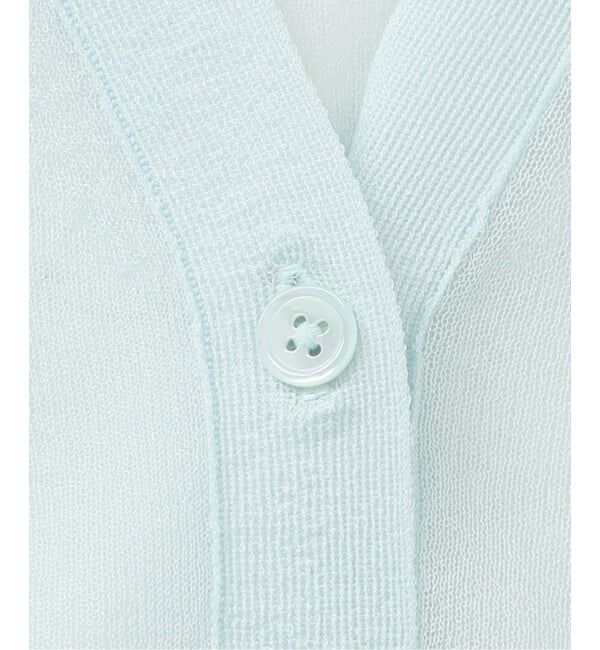 VERMEIL par iena「《予約》シアーVネックカーディガン」|カーディガン|