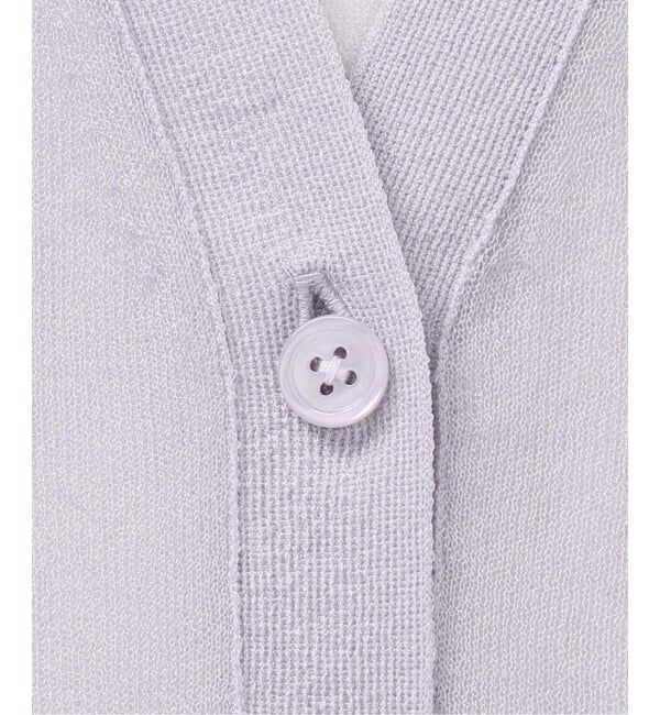 VERMEIL par iena「《予約》シアーVネックカーディガン」|カーディガン|