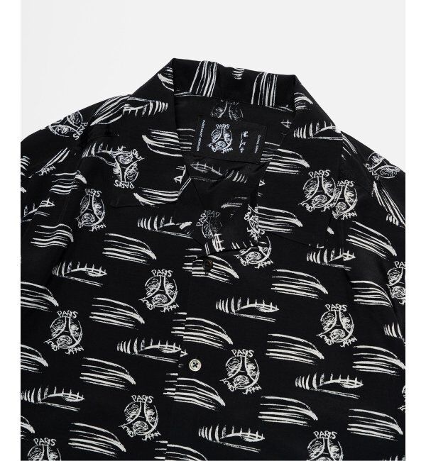 Paris Saint-Germain「【隈 研吾 &times; Paris Saint-Germain】グラフィックプリント オープンカラーシャツ」|シャツ・ブラウス|