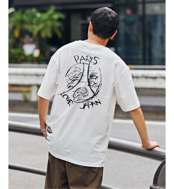 Paris Saint-Germain「【隈 研吾 &times; Paris Saint-Germain】グラフィックプリント Tシャツ」|Tシャツ・カットソー|