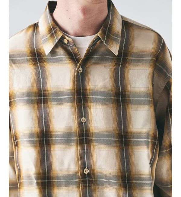 417 EDIFICE「オンブレーチェック レギュラーシャツ」|シャツ・ブラウス|