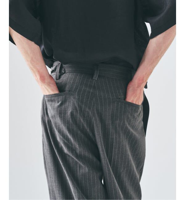 417 EDIFICE「TRツイル 2タックパンツ」|スラックス|