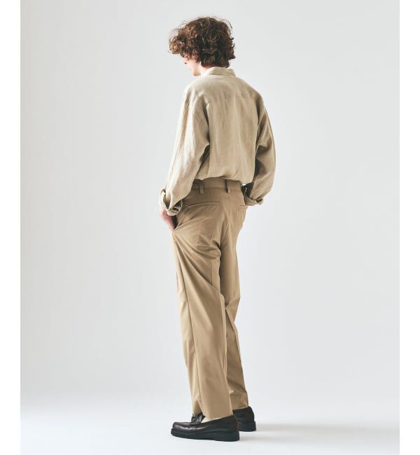 417 EDIFICE「TRツイル 2タックパンツ」|スラックス|