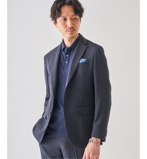 EDIFICE「《予約》&rdquo;吸汗＆速乾機能&rdquo; EVALET メッシュ 2ボタン ジャケット」|テーラードジャケット|