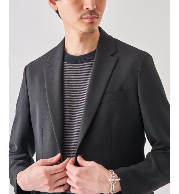 EDIFICE「《予約》&rdquo;吸汗＆速乾機能&rdquo; EVALET メッシュ 2ボタン ジャケット」|テーラードジャケット|