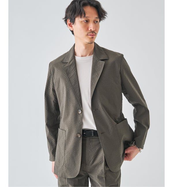 EDIFICE「《予約》モダン サッカー 2B ジャケット」|テーラードジャケット|