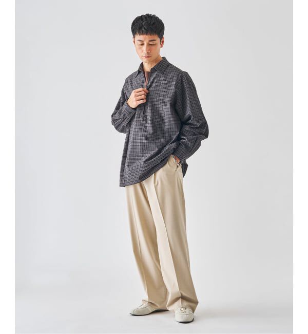 EDIFICE「《予約》チェック バルーズ シャツ」|シャツ・ブラウス|