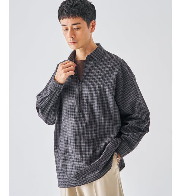 EDIFICE「《予約》チェック バルーズ シャツ」|シャツ・ブラウス|