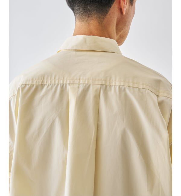 EDIFICE「《予約》タイプライター ビッグシルエット ハーフスリーブシャツ」|シャツ・ブラウス|