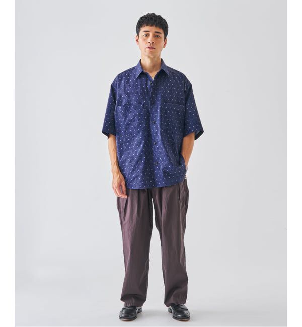 EDIFICE「《予約》サッカー プリント ハーフスリーブ シャツ」|シャツ・ブラウス|