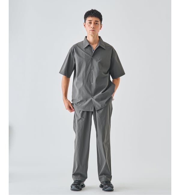 EDIFICE「《予約》【EDIFICE ALL-DAY SETUPシリーズ】2点セット オーバーシャツ&イージーパンツ」|シャツ・ブラウス|