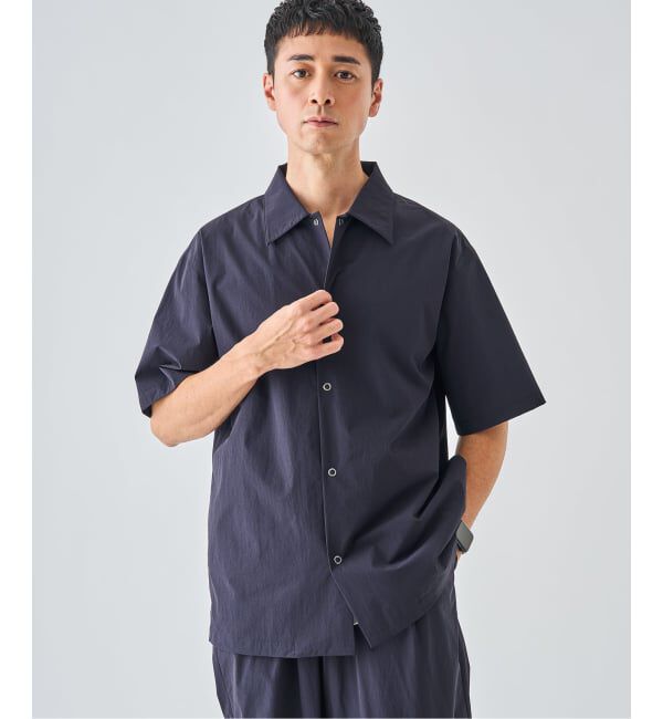 EDIFICE「《予約》【EDIFICE ALL-DAY SETUPシリーズ】2点セット オーバーシャツ&イージーパンツ」|シャツ・ブラウス|