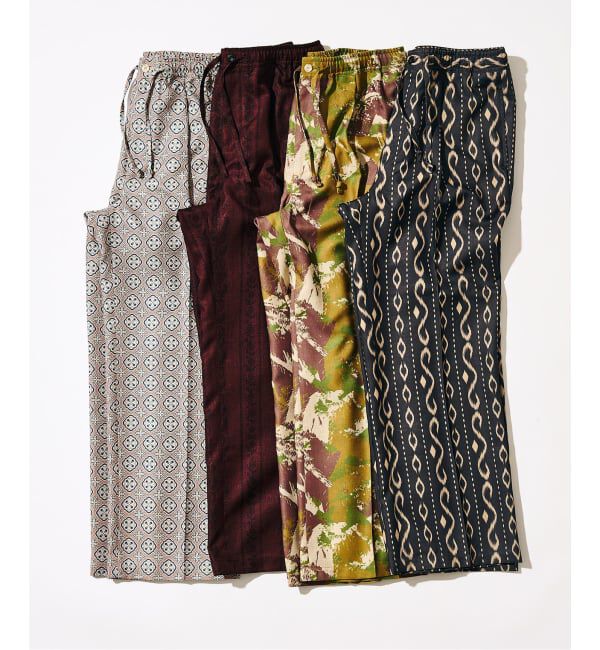 417 EDIFICE「パターンプリント イージーパンツ」|スラックス|