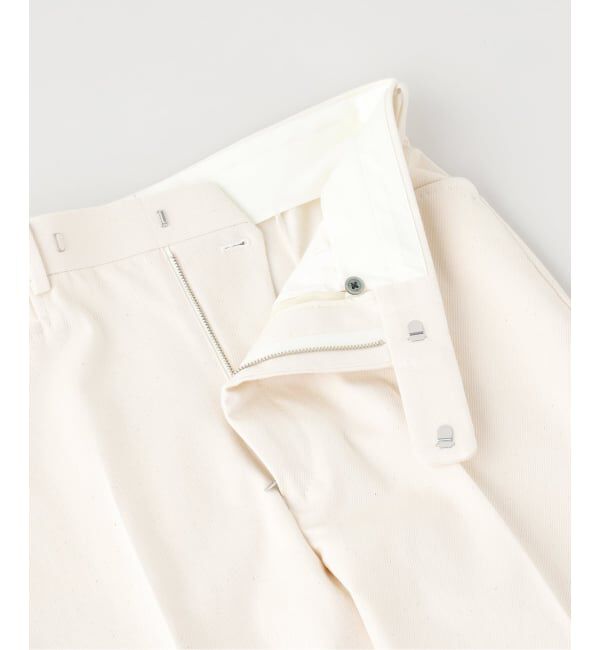 EDIFICE「Fumiya Hirano(フミヤヒラノ)  Carnaby Ecru Trousers」|スラックス|