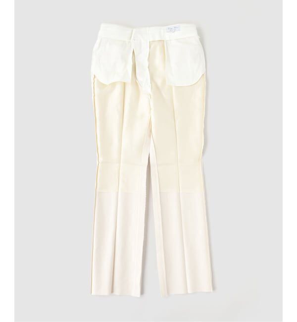 EDIFICE「Fumiya Hirano(フミヤヒラノ)  Carnaby Ecru Trousers」|スラックス|