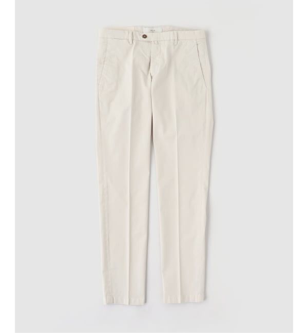 EDIFICE「BRIGLIA(ブリリア) GarmentDye Cotton Trousers」|スラックス|ベージュ
