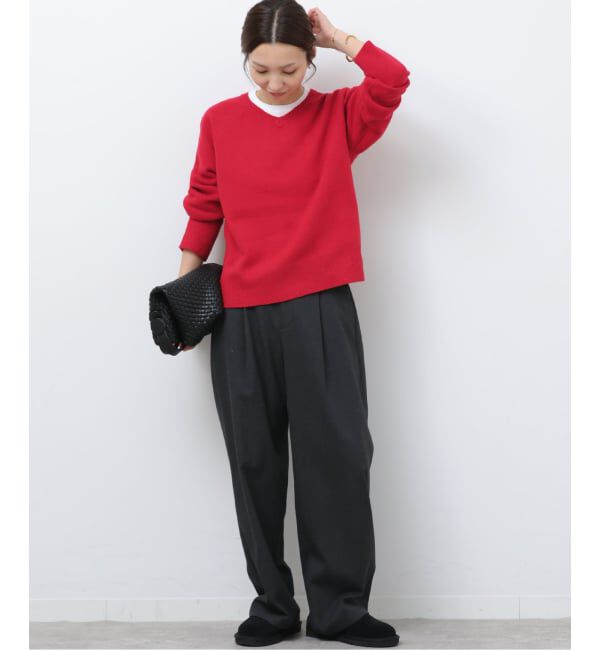 JOURNAL STANDARD relume「《追加 / 新色》ウールカシミヤVネックプルオーバー」|ニット・セーター|