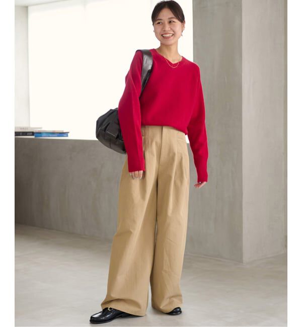 JOURNAL STANDARD relume「《追加 / 新色》ウールカシミヤVネックプルオーバー」|ニット・セーター|