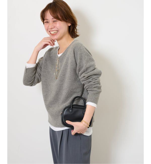 JOURNAL STANDARD relume「《追加 / 新色》ウールカシミヤVネックプルオーバー」|ニット・セーター|