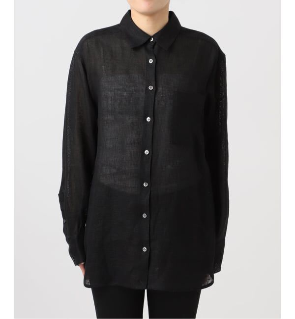 JOURNAL STANDARD「ゼフィールリネン2WAYメッシュシャツ」|シャツ・ブラウス|