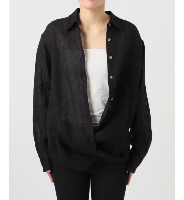 JOURNAL STANDARD「ゼフィールリネン2WAYメッシュシャツ」|シャツ・ブラウス|