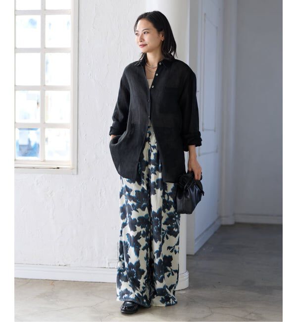 JOURNAL STANDARD「ゼフィールリネン2WAYメッシュシャツ」|シャツ・ブラウス|