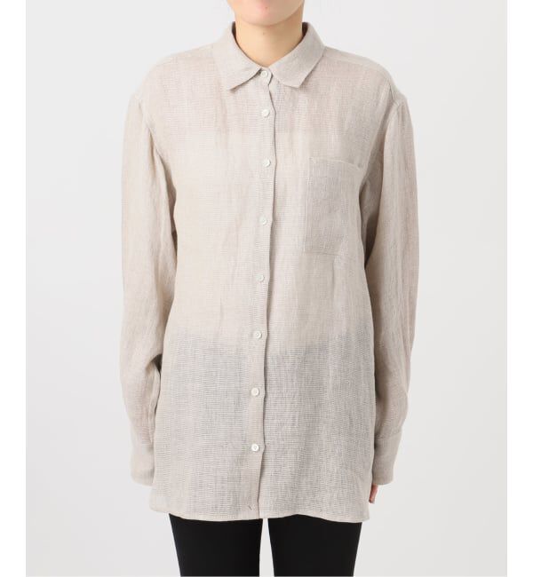 JOURNAL STANDARD「ゼフィールリネン2WAYメッシュシャツ」|シャツ・ブラウス|