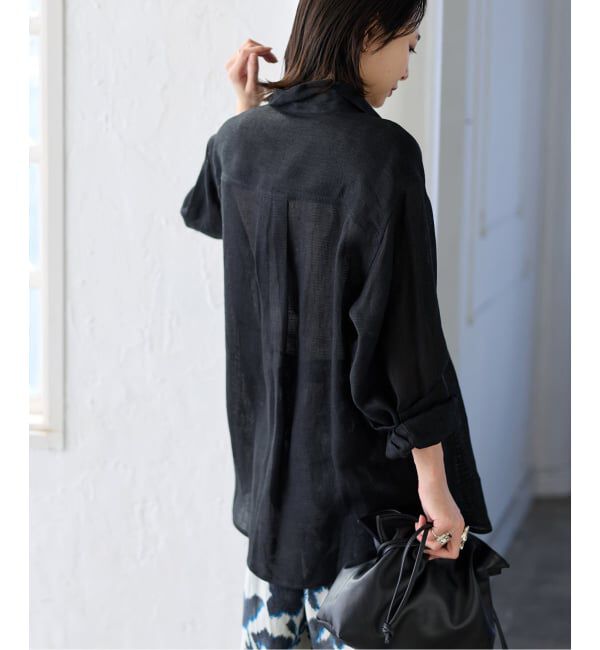 JOURNAL STANDARD「ゼフィールリネン2WAYメッシュシャツ」|シャツ・ブラウス|