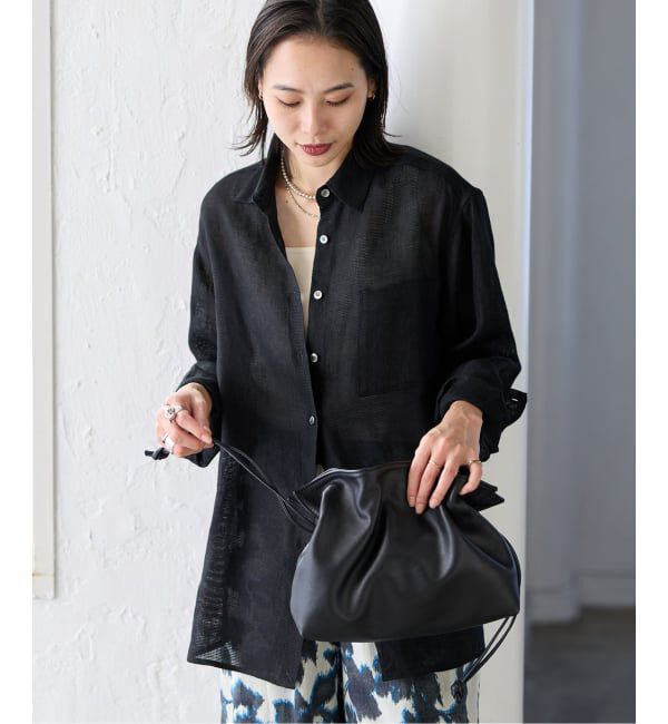 JOURNAL STANDARD「ゼフィールリネン2WAYメッシュシャツ」|シャツ・ブラウス|