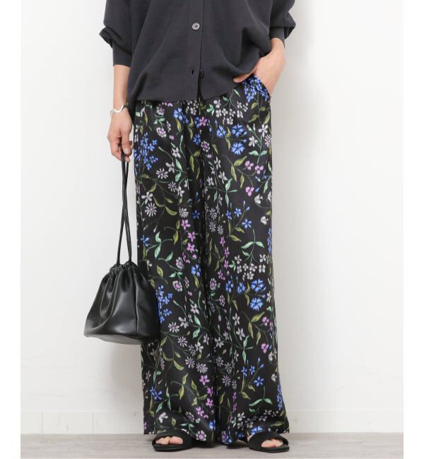 JOURNAL STANDARD relume「ボカシフラワーヴィンテージイージーパンツ」|その他|ブラック