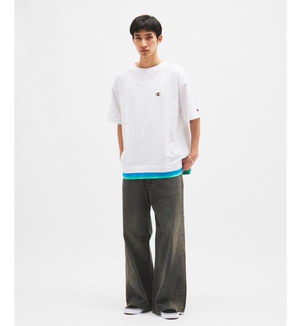 JOURNAL STANDARD「CHAMPION / チャンピオン for JOURNAL STANDARD 3 レイヤード 半袖 Tシャツ」|Tシャツ・カットソー|