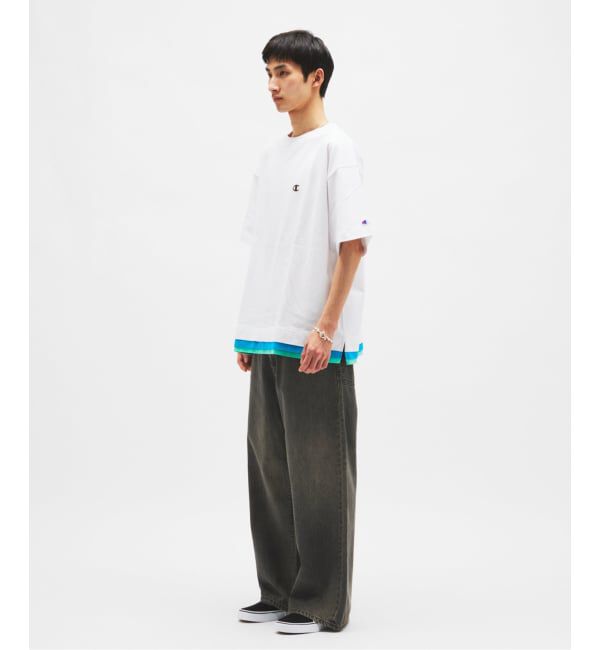 JOURNAL STANDARD「CHAMPION / チャンピオン for JOURNAL STANDARD 3 レイヤード 半袖 Tシャツ」|Tシャツ・カットソー|