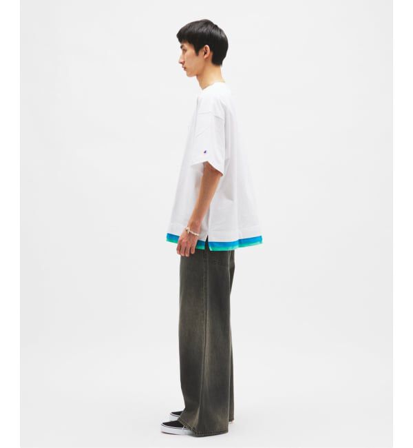 JOURNAL STANDARD「CHAMPION / チャンピオン for JOURNAL STANDARD 3 レイヤード 半袖 Tシャツ」|Tシャツ・カットソー|