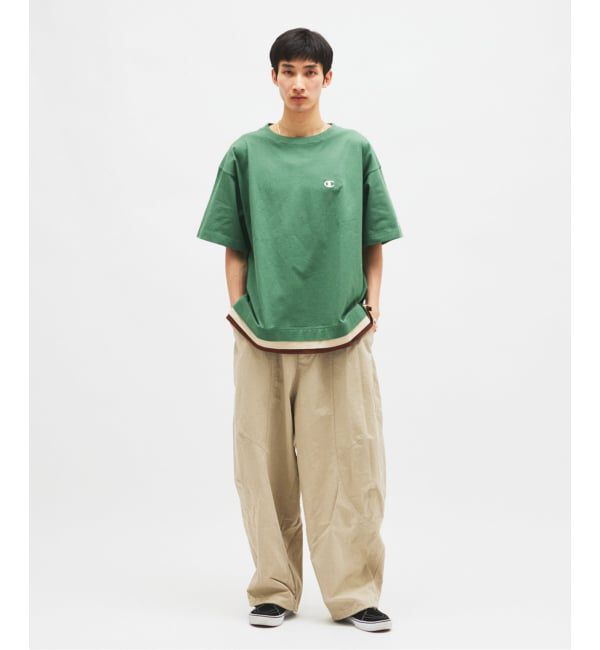 JOURNAL STANDARD「CHAMPION / チャンピオン for JOURNAL STANDARD 3 レイヤード 半袖 Tシャツ」|Tシャツ・カットソー|