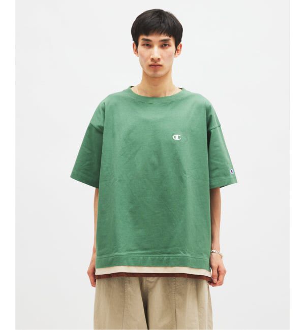 JOURNAL STANDARD「CHAMPION / チャンピオン for JOURNAL STANDARD 3 レイヤード 半袖 Tシャツ」|Tシャツ・カットソー|