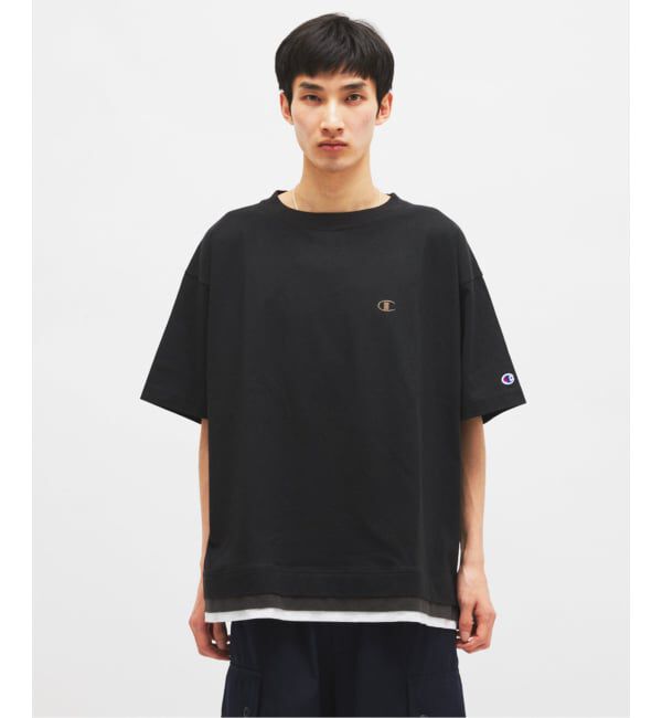 JOURNAL STANDARD「CHAMPION / チャンピオン for JOURNAL STANDARD 3 レイヤード 半袖 Tシャツ」|Tシャツ・カットソー|