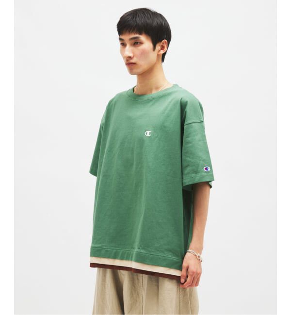 JOURNAL STANDARD「CHAMPION / チャンピオン for JOURNAL STANDARD 3 レイヤード 半袖 Tシャツ」|Tシャツ・カットソー|