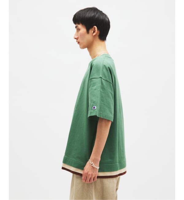 JOURNAL STANDARD「CHAMPION / チャンピオン for JOURNAL STANDARD 3 レイヤード 半袖 Tシャツ」|Tシャツ・カットソー|