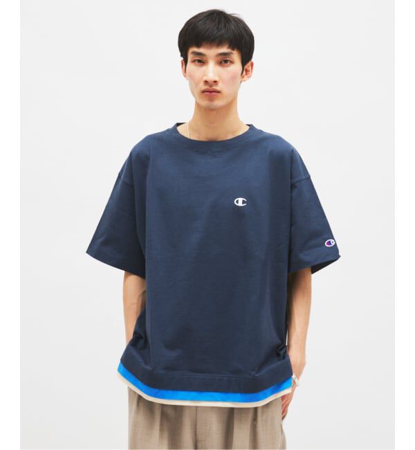 JOURNAL STANDARD「CHAMPION / チャンピオン for JOURNAL STANDARD 3 レイヤード 半袖 Tシャツ」|Tシャツ・カットソー|