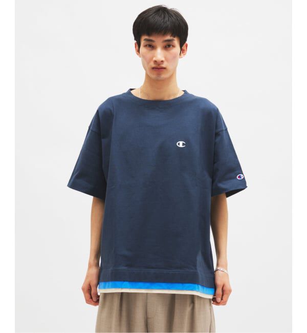 JOURNAL STANDARD「CHAMPION / チャンピオン for JOURNAL STANDARD 3 レイヤード 半袖 Tシャツ」|Tシャツ・カットソー|