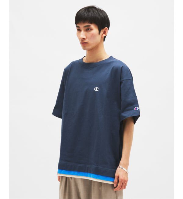 JOURNAL STANDARD「CHAMPION / チャンピオン for JOURNAL STANDARD 3 レイヤード 半袖 Tシャツ」|Tシャツ・カットソー|